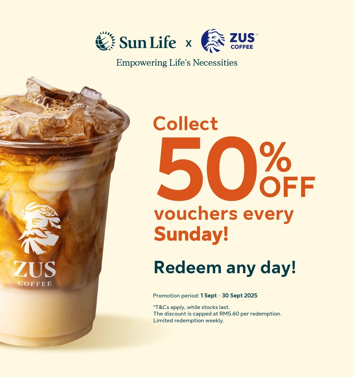 Image of Zus Iced Spanish Latte drink